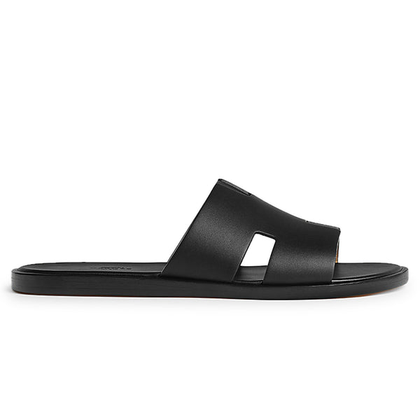 Hermes Paris Izmir Black Sandal H041141ZH01395