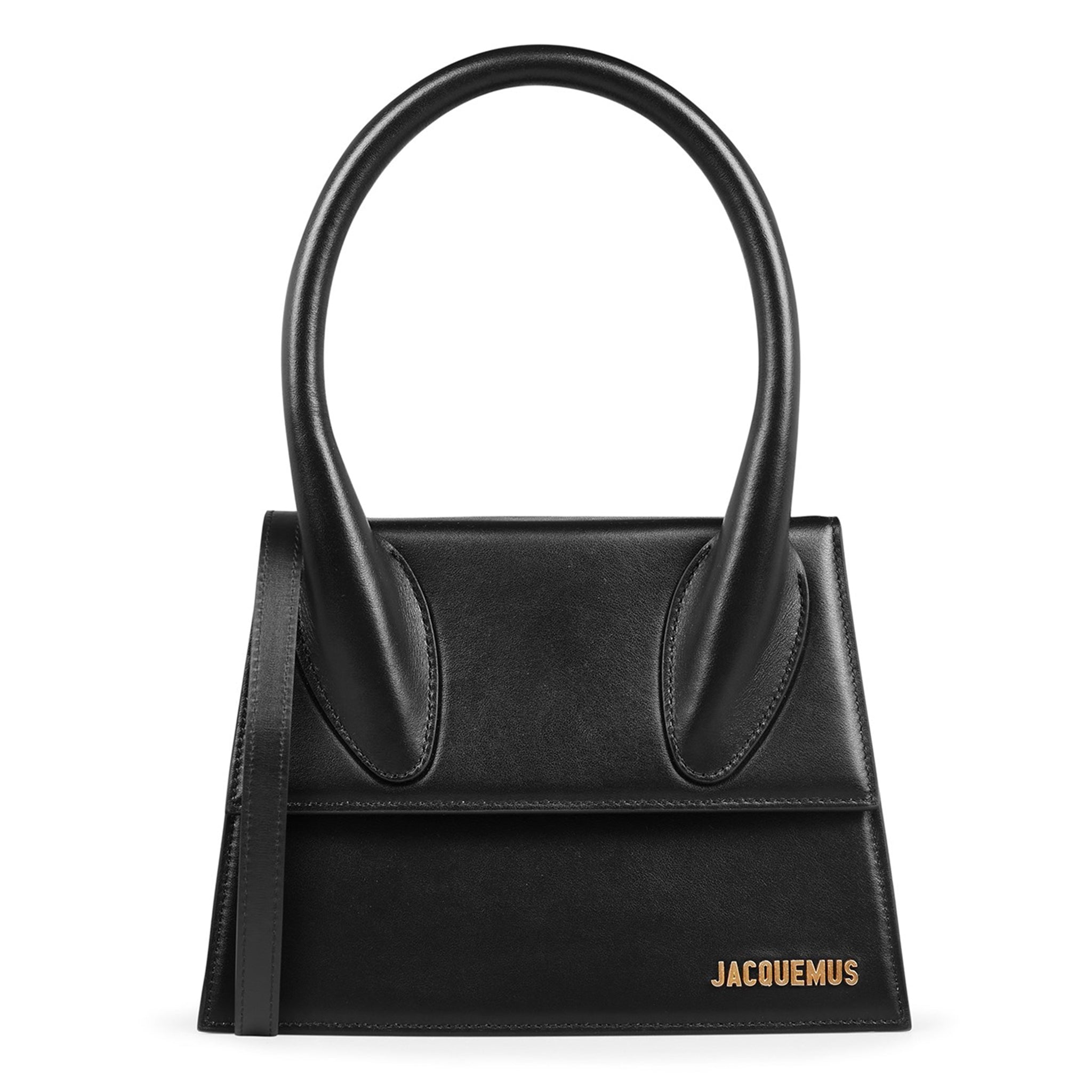 Le Grand Chiquito Leather Tote Bag in Black - Jacquemus