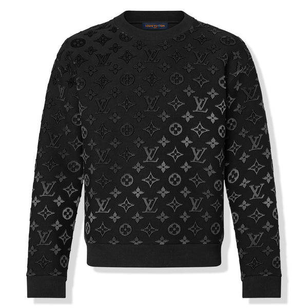 Louis Vuitton Black Monogram Gradient Hoodie