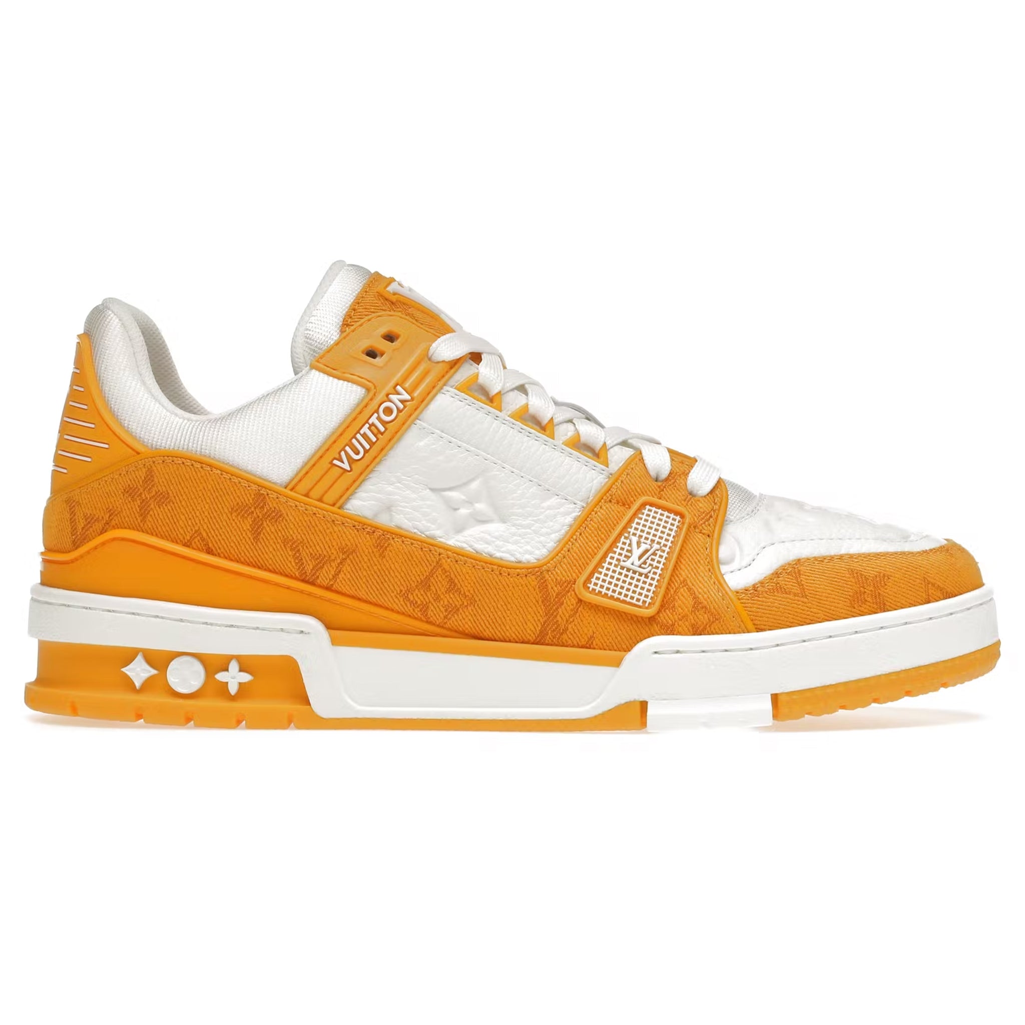 Image of Louis Vuitton LV Monogram Yellow Denim Sneaker