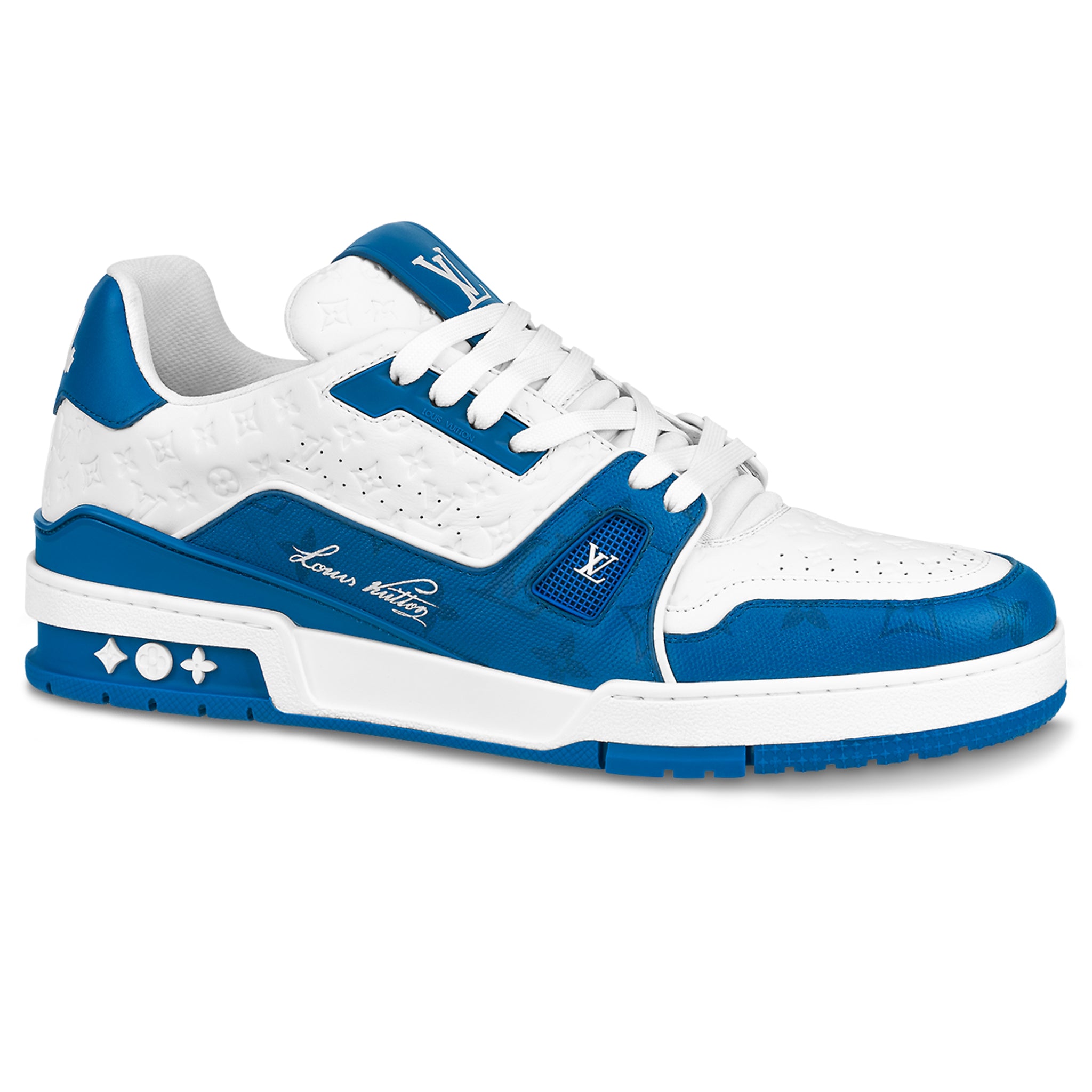 Image of Louis Vuitton LV Trainer '54' White Blue Sneaker