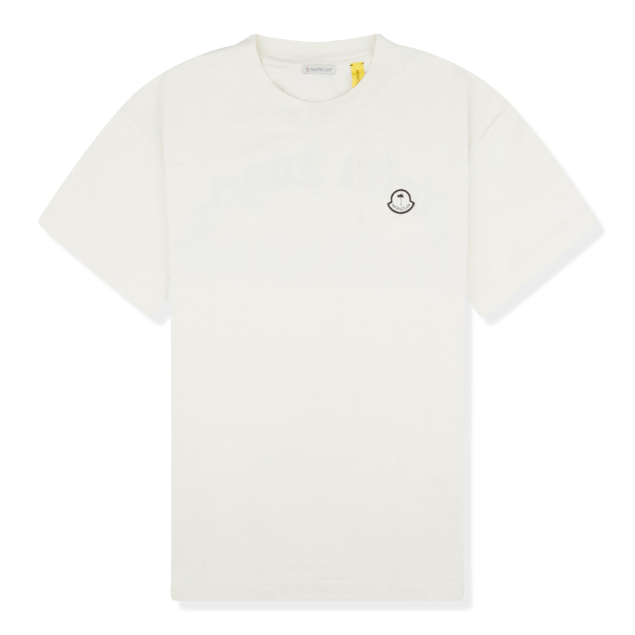 Image of Moncler x Palm Angels Genius Natural White T Shirt