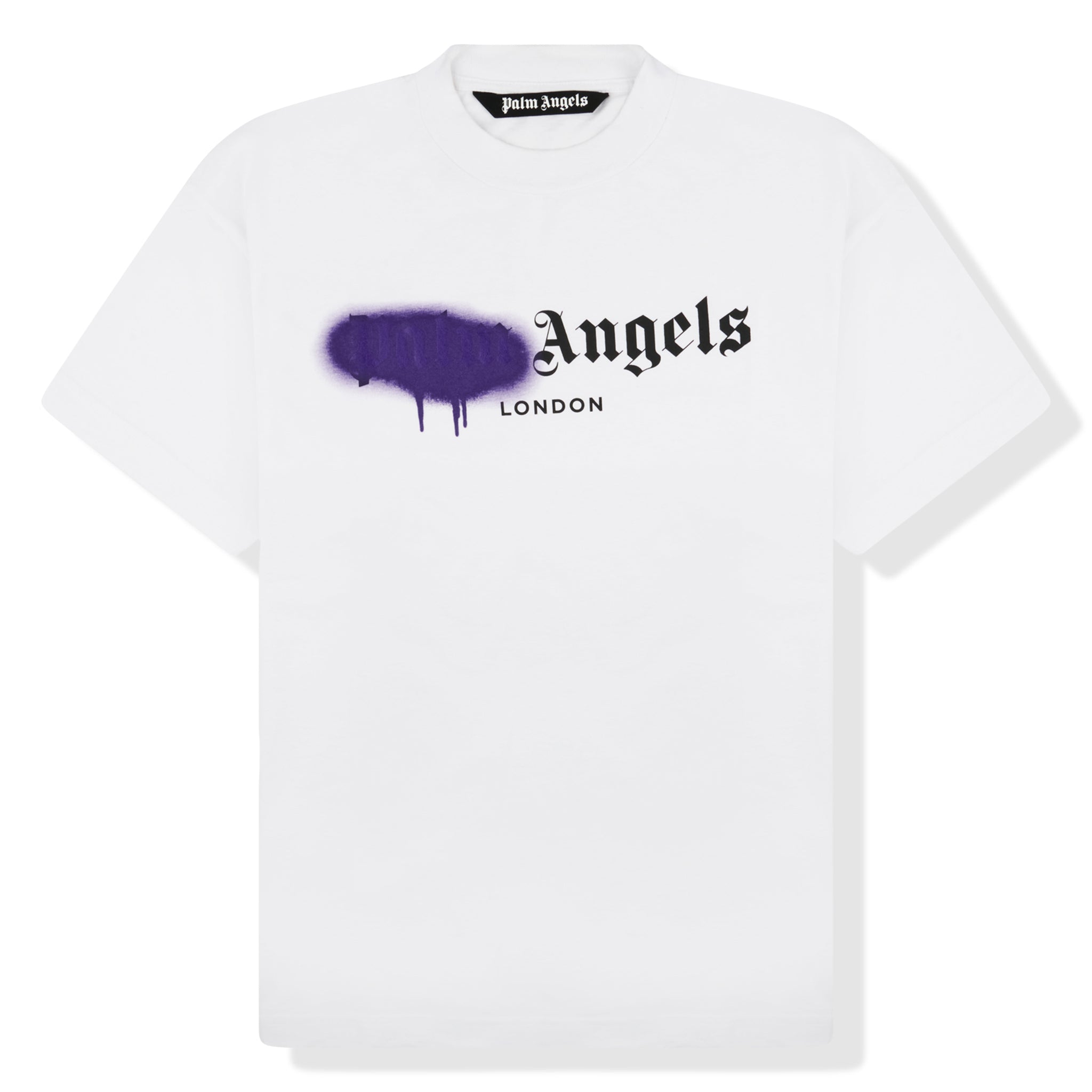 Palm Angels Back Spray Palm Embroidered Logo Crew Sweat Mint Green