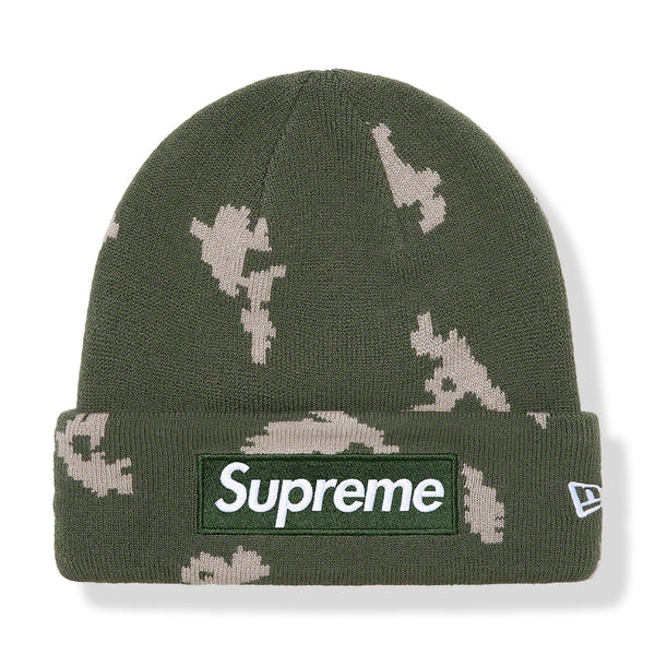 Supreme New Era Camo Box Logo Beanie – Crepslocker