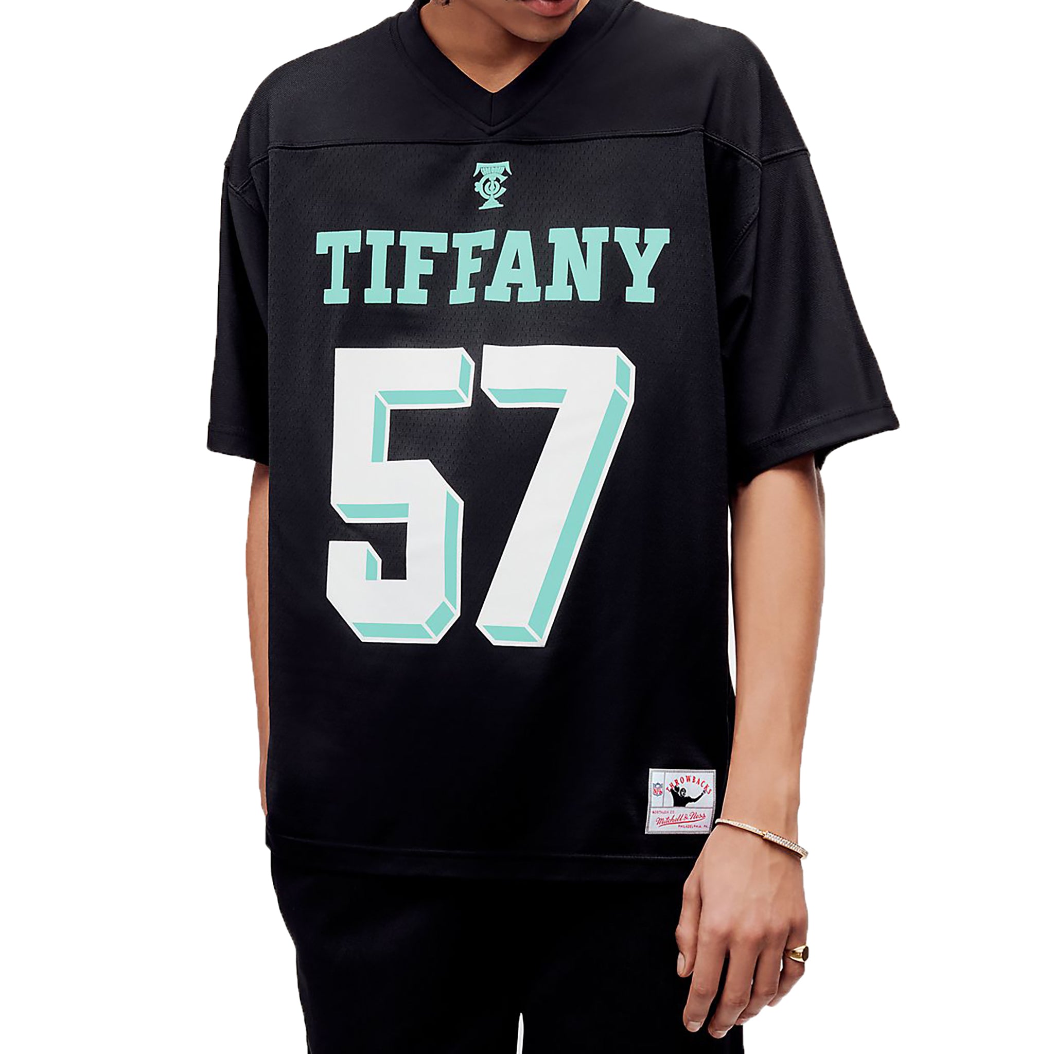 Tiffany & Co. x NFL x Mitchell & Ness Football Jersey Black