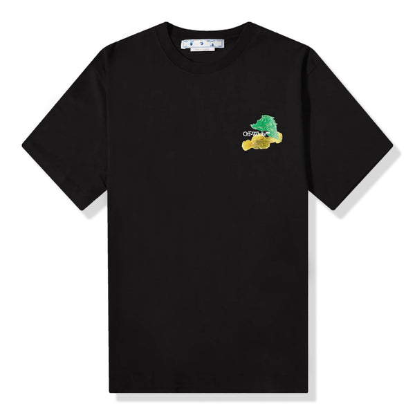 Off - White Brush Arrows Black Multicolour T Shirt Wrangler